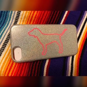 ❌SOLD Victoria’s Secret Pink dog iPhone case 6/7/8